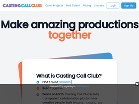 'castingcall.club' screenshot