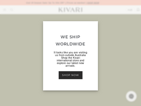 'kivari.com.au' screenshot