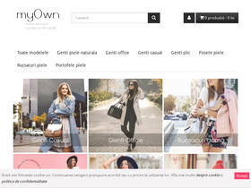 'myown.ro' screenshot