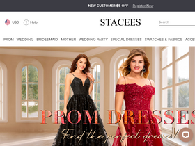 'stacees.com' screenshot