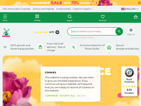 'dutch-bulbs.com' screenshot