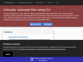 'jednostek.pl' screenshot