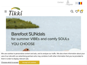 'tikkishoes.com' screenshot