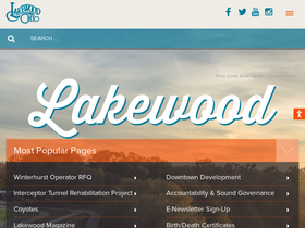 'lakewoodoh.gov' screenshot