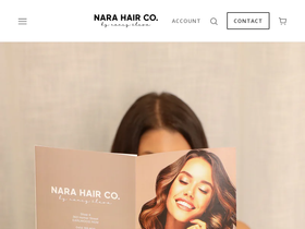 narahairco.com homepage screenshot