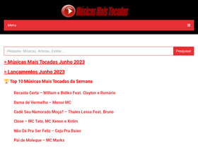 'musicasmaistocadas.mus.br' screenshot