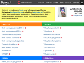 'bankai.lt' screenshot