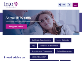 'into.ie' screenshot