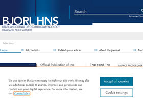'bjorl.org' screenshot