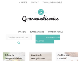 'gourmandiseries.fr' screenshot