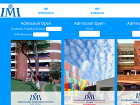 'imi.edu' screenshot