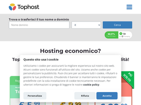 'tophost.it' screenshot