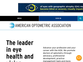 'aoa.org' screenshot