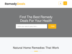 'remedydeals.com' screenshot