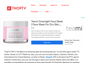 'thoptvs.com' screenshot