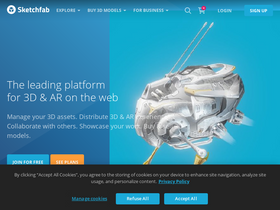 'sketchfab.com' screenshot