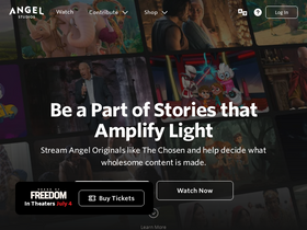 'angel.com' screenshot