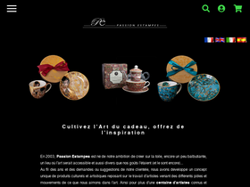 'passion-estampes.com' screenshot