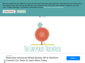 'theinspiredtreehouse.com' screenshot