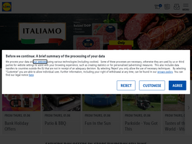 'lidl.ie' screenshot