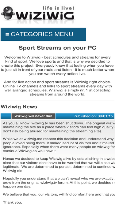 wiziwig.tv Competitors Top Sites Like wiziwig.tv Similarweb