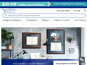 'diplomaframe.com' screenshot