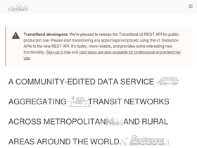 'transit.land' screenshot