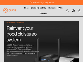 'theauris.com' screenshot