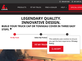 'leer.com' screenshot