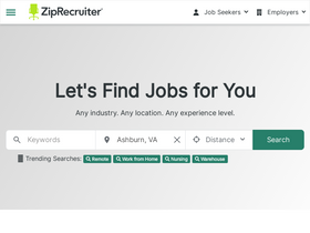 'ziprecruiter.co.uk' screenshot