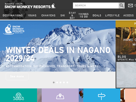 'snowmonkeyresorts.com' screenshot