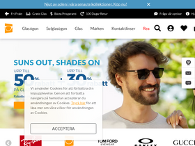'smartbuyglasses.se' screenshot