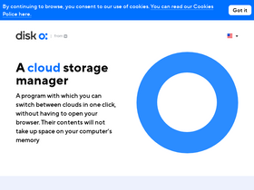 'disk-o.cloud' screenshot