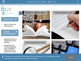 'legislation.mt' screenshot