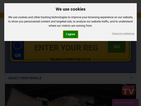 'onlineautomotive.co.uk' screenshot
