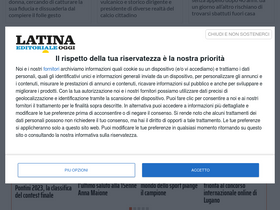 'latinaoggi.eu' screenshot