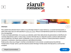 'ziarulromanesc.at' screenshot