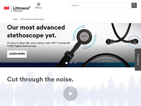 'littmann.in' screenshot