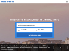 'hotel-mix.de' screenshot