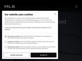 'ml6.eu' screenshot