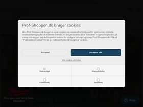 'prof-shoppen.dk' screenshot