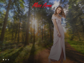 missanneonline.com.au homepage screenshot