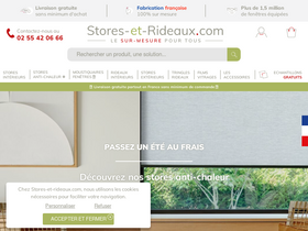 'stores-et-rideaux.com' screenshot