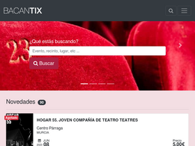 'bacantix.com' screenshot