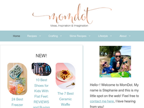 'momdot.com' screenshot