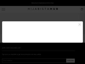 'hijabistahub.com' screenshot