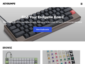 'keybumps.com' screenshot