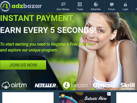 'adzbazar.com' screenshot