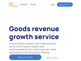 BVM - Maximize business potential with AI-driven analytics, real-time data, and customizable dashboards.