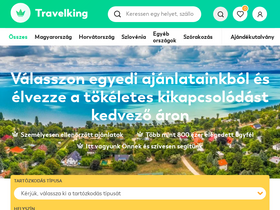 'travelking.hu' screenshot